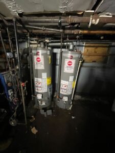 High-efficiency heating system and boiler setup